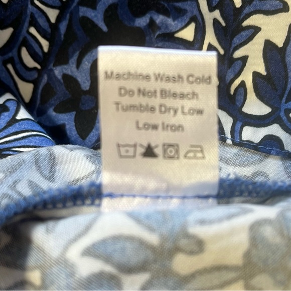 Tuckernuck XXL Crawford Dress Blue White Floral Ruffle Mini - Picture 6 of 8